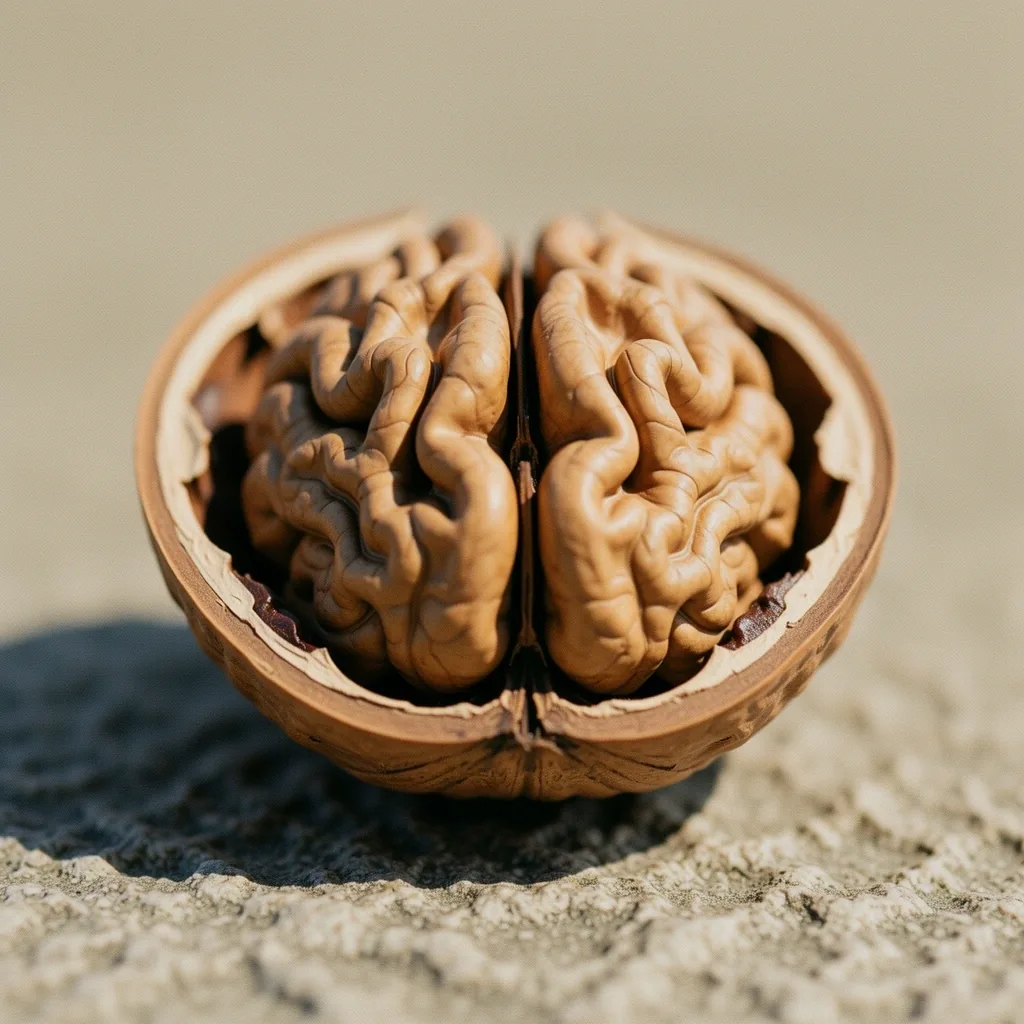 Walnut macro texture